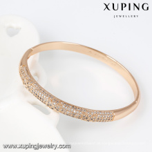 51439- Xuping Fashion New Style Messing Armreif mit Gold überzogen